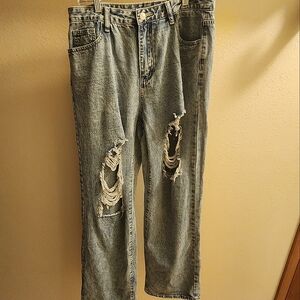 Loose ripped Denim Jeans New